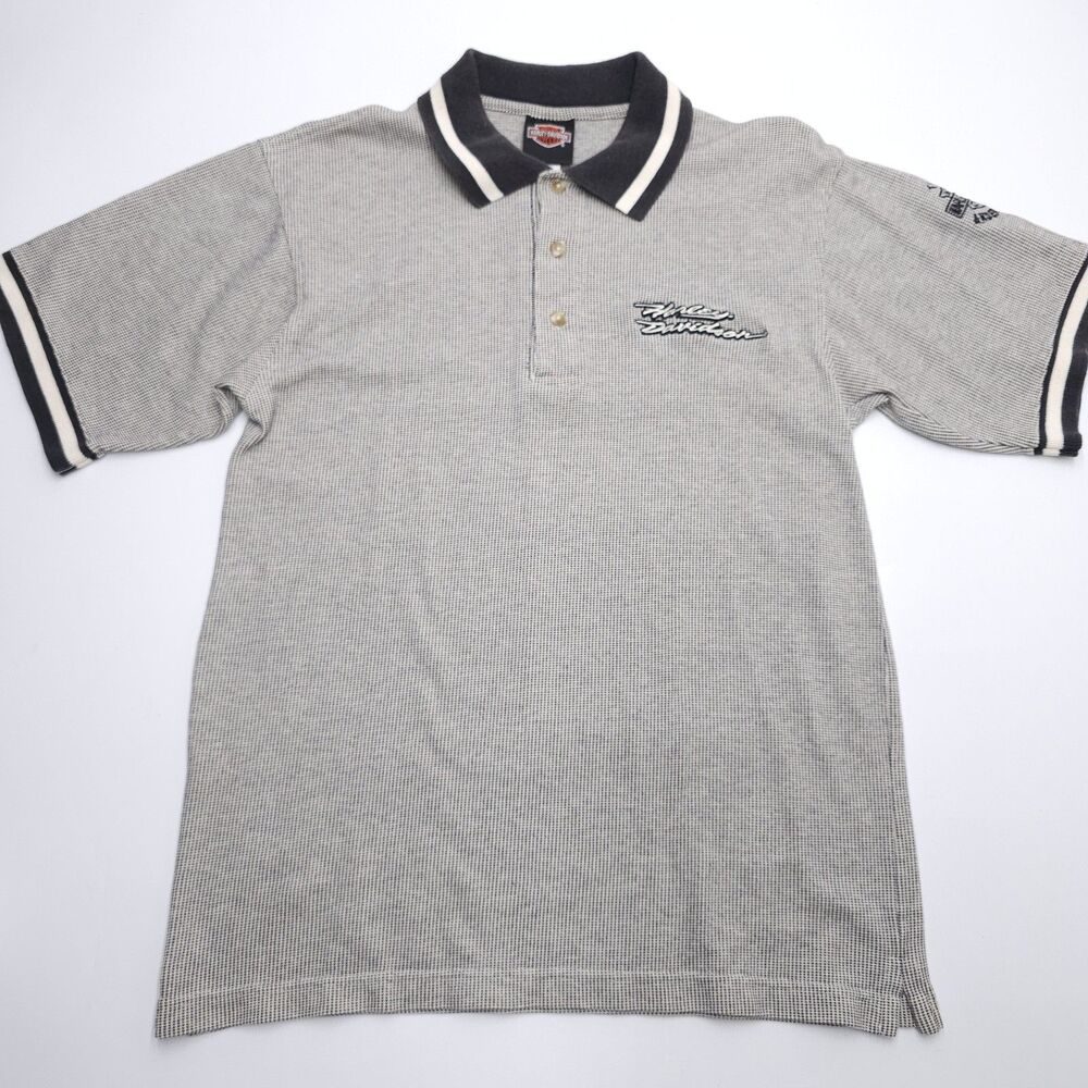 Vintage Harley Davidson Polo Shirt Mens Small Timms Anderson SC